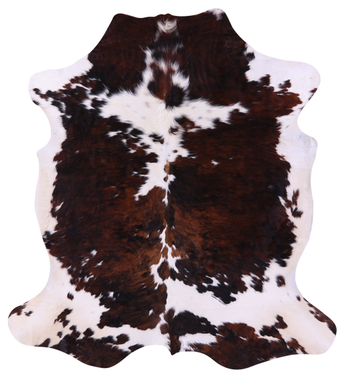Tricolor Natural Cowhide Rug - X-Large 7'0