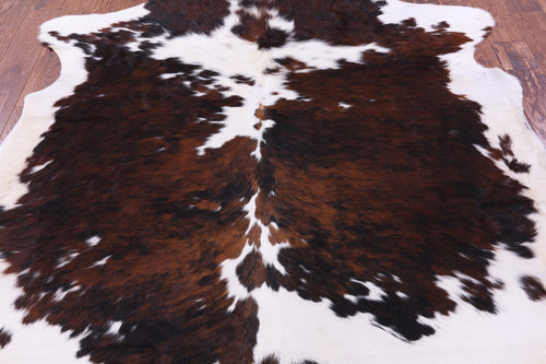 Tricolor Natural Cowhide Rug - X-Large 7'0