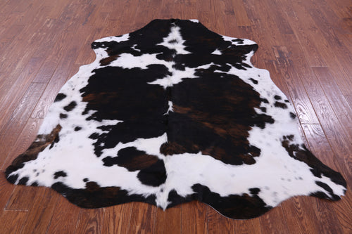 Tricolor Natural Cowhide Rug - Large 6'5
