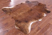 Thumbnail for Brown Natural Cowhide Rug - XLarge 7'4