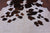 Brown & White Natural Cowhide Rug - X-Large 7'7"H x 7'3"W