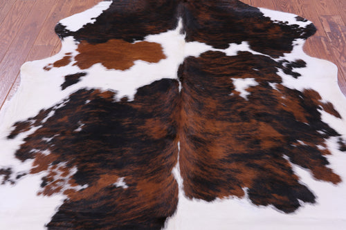 Tricolor Natural Cowhide Rug - X-Large 7'0