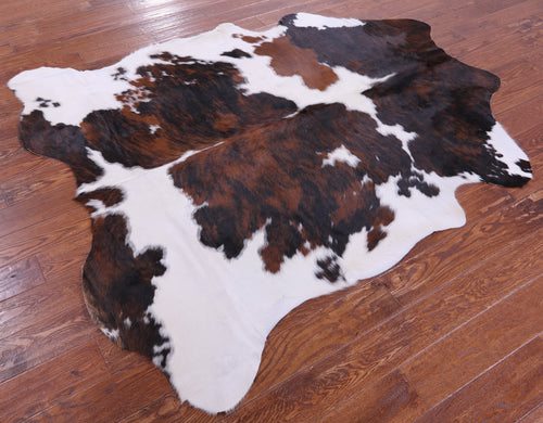 Tricolor Natural Cowhide Rug - X-Large 7'0