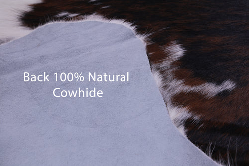 Tricolor Natural Cowhide Rug - X-Large 7'0