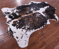 Thumbnail for Tricolor Natural Cowhide Rug - XX-Large 8'0