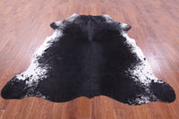 Thumbnail for Black & White Salt & Pepper Natural Cowhide Rug - XLarge 7'0