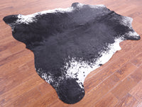 Thumbnail for Black & White Salt & Pepper Natural Cowhide Rug - XLarge 7'0