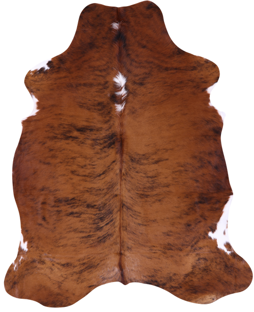 Brindle Natural Cowhide Rug - Large 6'10