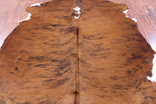 Brindle Natural Cowhide Rug - Large 6'10