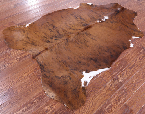 Brindle Natural Cowhide Rug - Large 6'10