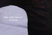 Thumbnail for Brindle Natural Cowhide Rug - Medium 6'3