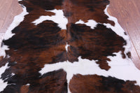 Thumbnail for Tricolor Natural Cowhide Rug - Large 6'4