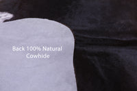 Thumbnail for Brown & White Natural Cowhide Rug - XLarge 7'3