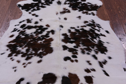 Tricolor Natural Cowhide Rug - Large 6'4