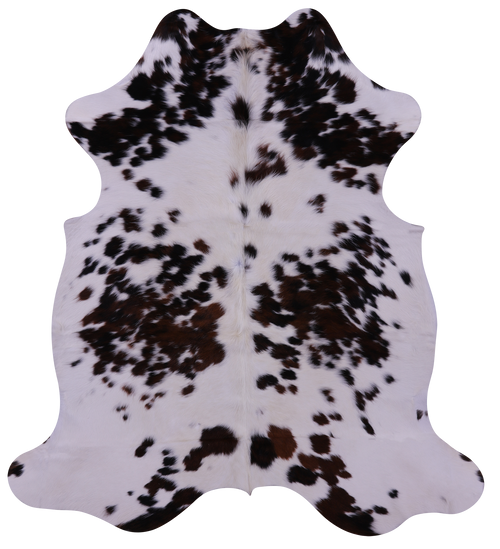 Tricolor Natural Cowhide Rug - Large 6'4