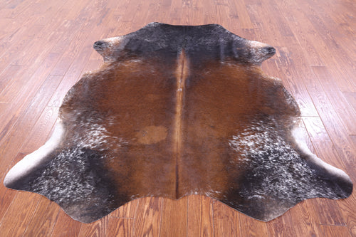 Tricolor Natural Cowhide Rug - Large 6'8