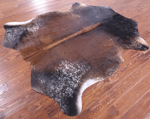 Tricolor Natural Cowhide Rug - Large 6'8