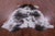 Salt & Pepper Natural Cowhide Rug - XLarge 7'0"H x 6'6"W