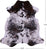 Salt & Pepper Natural Brown Cowhide Rug - X-Large 7'0"H x 6'6"W