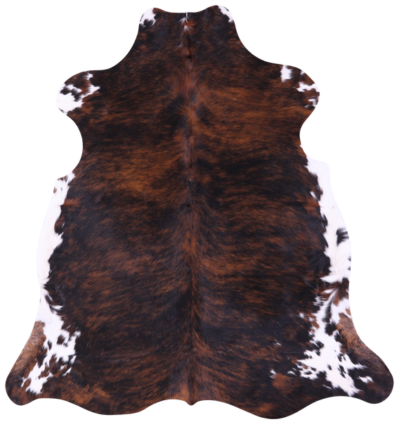 Brindle Natural Cowhide Rug - X-Large 7'1"H x 6'8"W