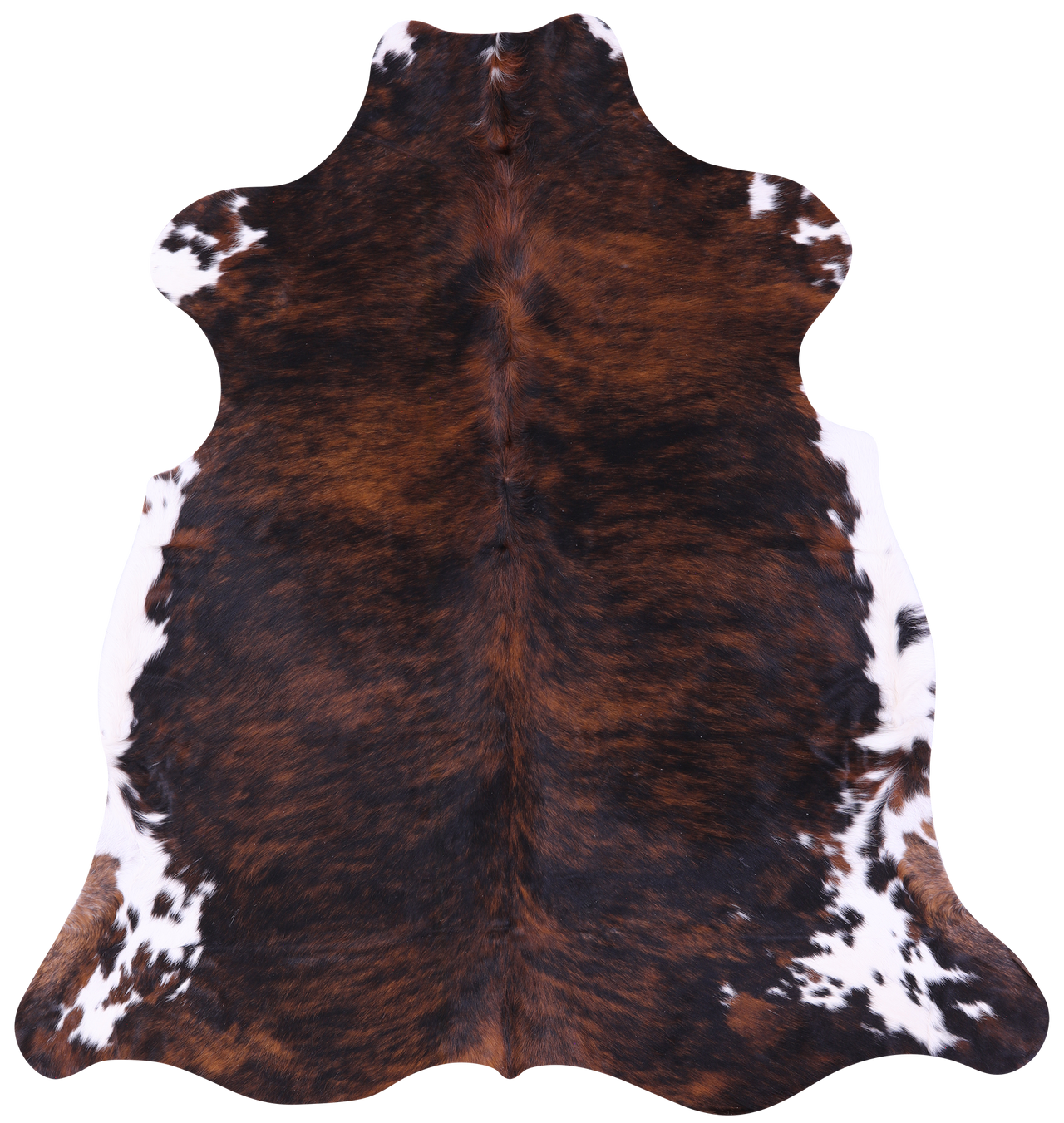 Brindle Natural Cowhide Rug - X-Large 7'1"H x 6'8"W