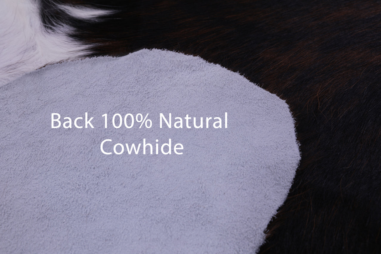 Brindle Natural Cowhide Rug - X-Large 7'1"H x 6'8"W