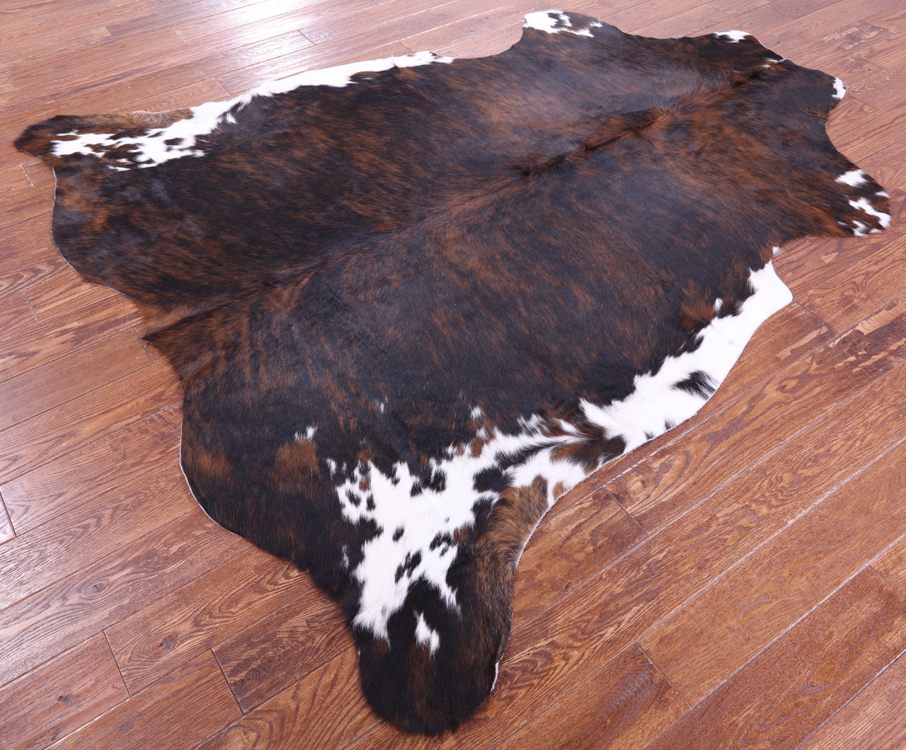Brindle Natural Cowhide Rug - X-Large 7'1"H x 6'8"W