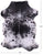 Black Salt & Pepper Natural Cowhide Rug - XX-Large 7'8"H x 5'9"W