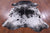 Black Salt & Pepper Natural Cowhide Rug - XX-Large 7'8"H x 5'9"W