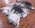 Black Salt & Pepper Natural Cowhide Rug - XX-Large 7'8"H x 5'9"W