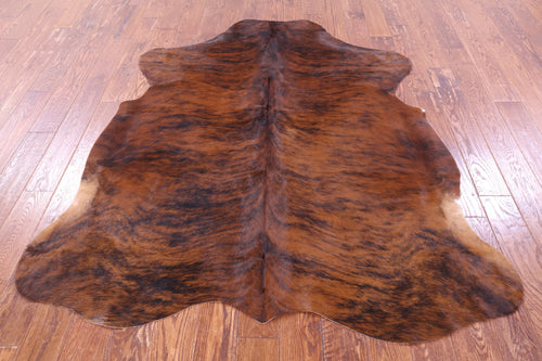 Brindle Natural Cowhide Rug - Large 6'5