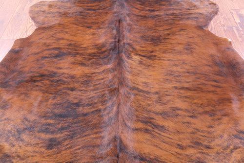 Brindle Natural Cowhide Rug - Large 6'5