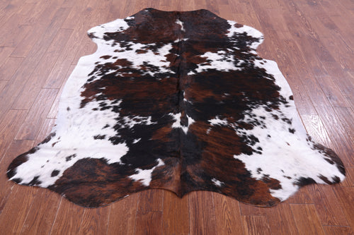 Tricolor Natural Cowhide Rug - X-Large 7'3