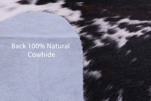Tricolor Natural Cowhide Rug - X-Large 7'3