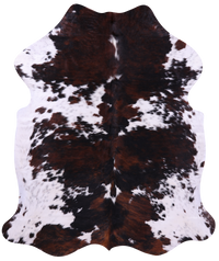 Thumbnail for Tricolor Natural Cowhide Rug - XLarge 7'3