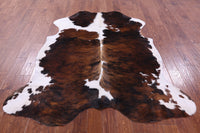 Thumbnail for Tricolor Natural Cowhide Rug - Large 6'10