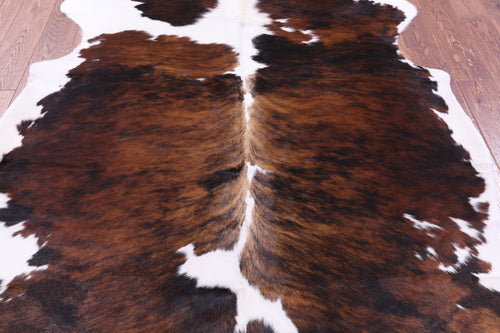 Tricolor Natural Cowhide Rug - Large 6'10