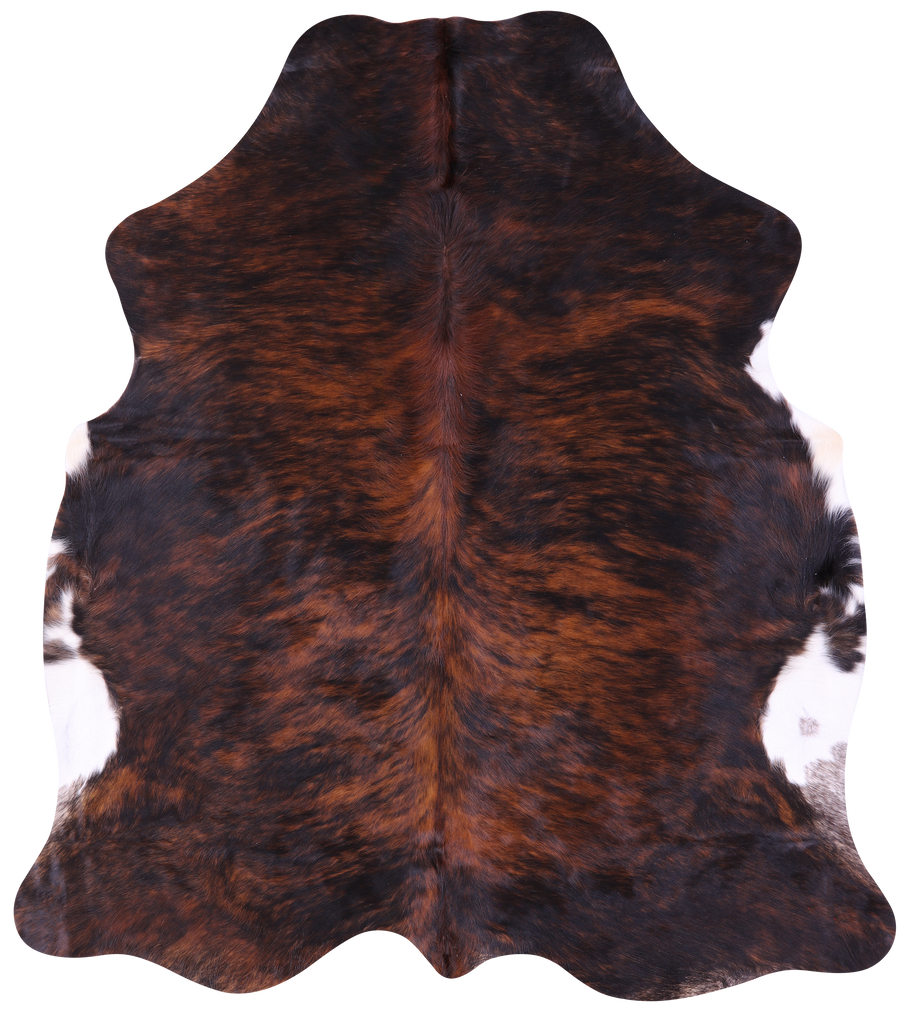 Brindle Natural Cowhide Rug - Large 6'9"H x 5'10"W