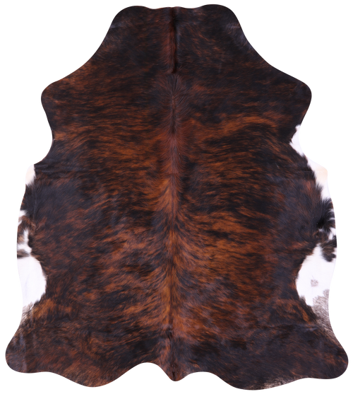 Brindle Natural Cowhide Rug - Large 6'9