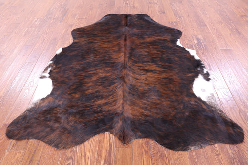 Brindle Natural Cowhide Rug - Large 6'9