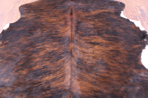 Brindle Natural Cowhide Rug - Large 6'9