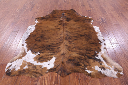 Brindle Natural Cowhide Rug - Medium 6'2