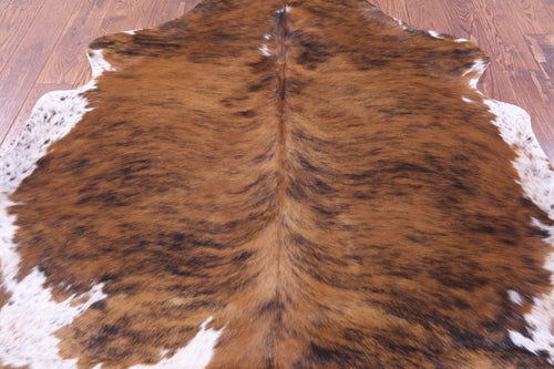 Brindle Natural Cowhide Rug - Medium 6'2