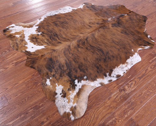 Brindle Natural Cowhide Rug - Medium 6'2