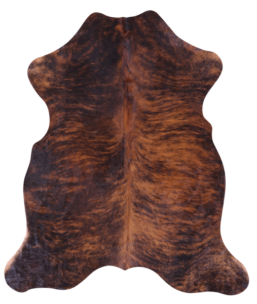 Brindle Natural Cowhide Rug - X-Large 7'0"H x 5'11"W