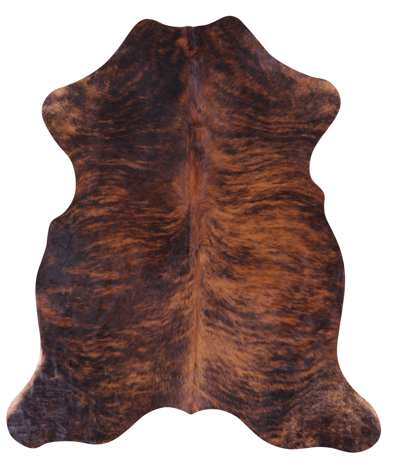 Brindle Natural Cowhide Rug - X-Large 7'0"H x 5'11"W