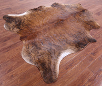 Thumbnail for Brindle Natural Cowhide Rug - XX-Large 8'0