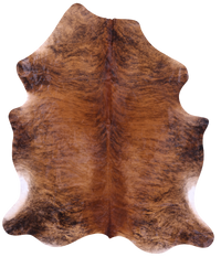 Thumbnail for Brindle Natural Cowhide Rug - XX-Large 8'0