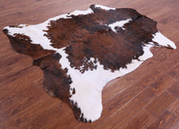 Thumbnail for Tricolor Natural Cowhide Rug - XLarge 7'6