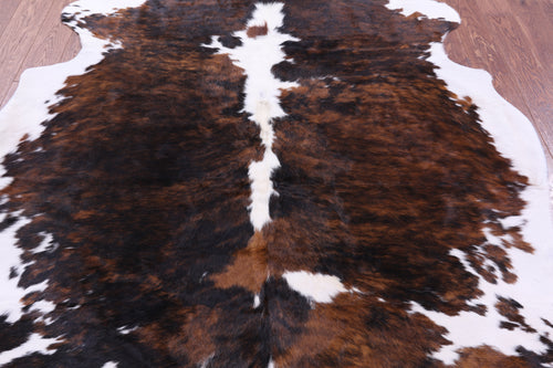 Tricolor Natural Cowhide Rug - X-Large 7'5